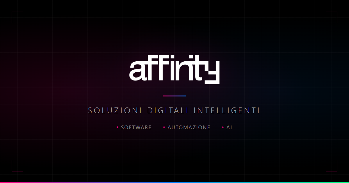 Affinity Lab - Sviluppo Software, Intelligenza Artificiale e ...